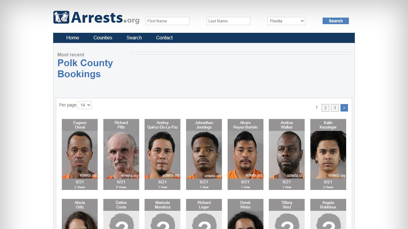 Polk County Arrests and Inmate Search